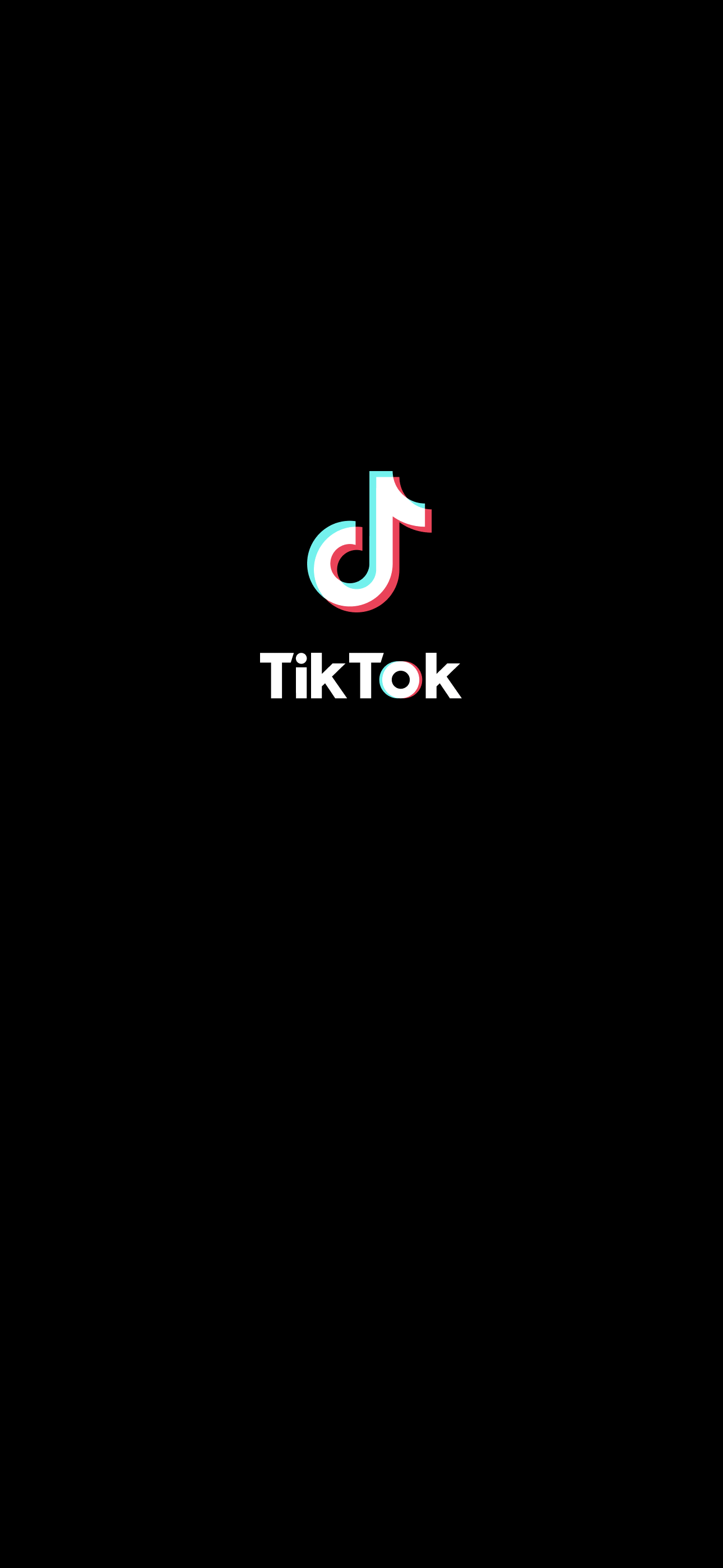 TikTok のトップ画面